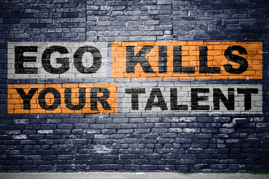 Ego Kills Your Talent Graffiti