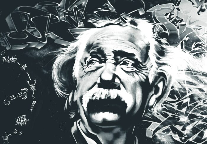 dessin albert einstein ennéagramme 5